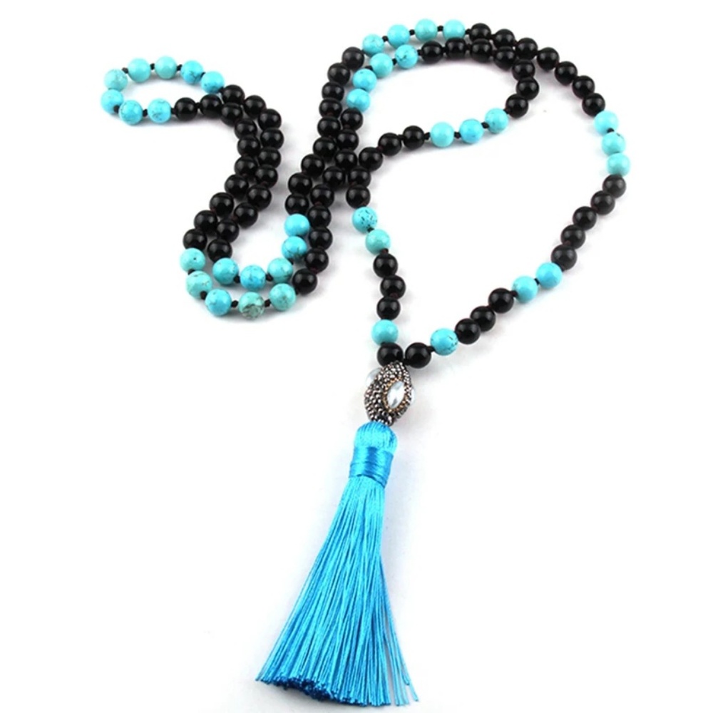 ❤Natural Semi-precious Stone statment Necklace ❤